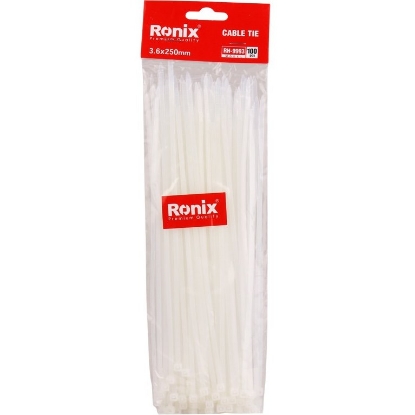 خرید بست کمربندی Ronix RH-9993 3.6*250mm بسته 100 عددی | ابزار نورمحمد