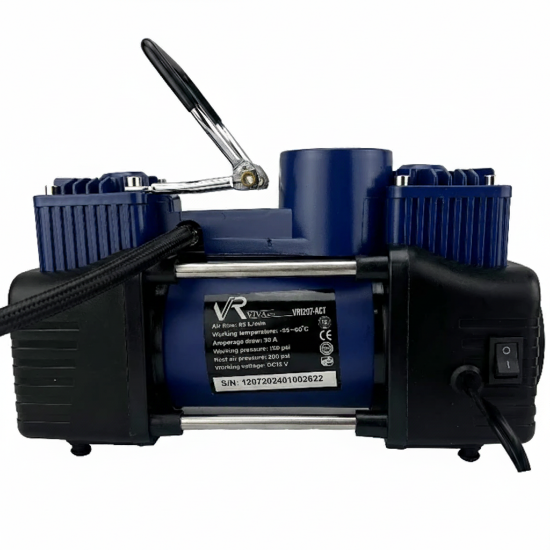 کمپرسور فندکی دو سیلندر ویوارکس مدل VR1207-ACT