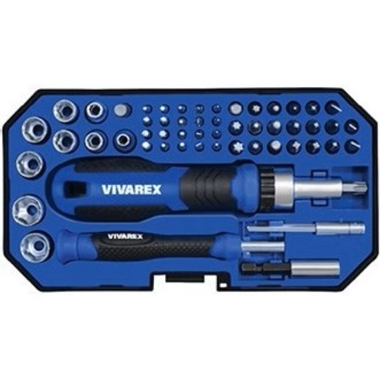 ست پیچ گوشتی و بیت ویوارکس مدل VR5565-SD ۵۵ عددی